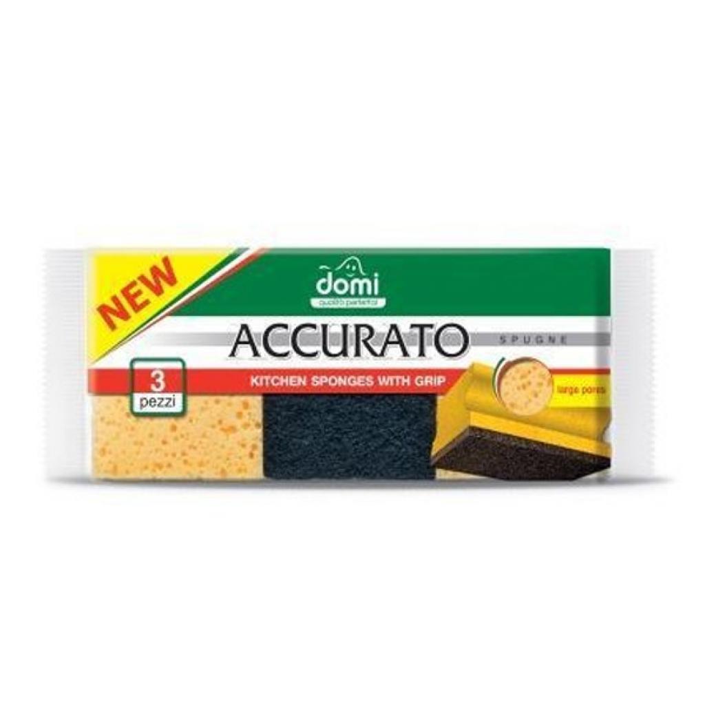 Губки кухонні Domi профилированные 3 шт (4823017400801) - зображення 1