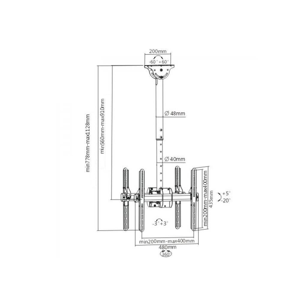 Кронштейн ITech Celb-Duo-54S - зображення 2