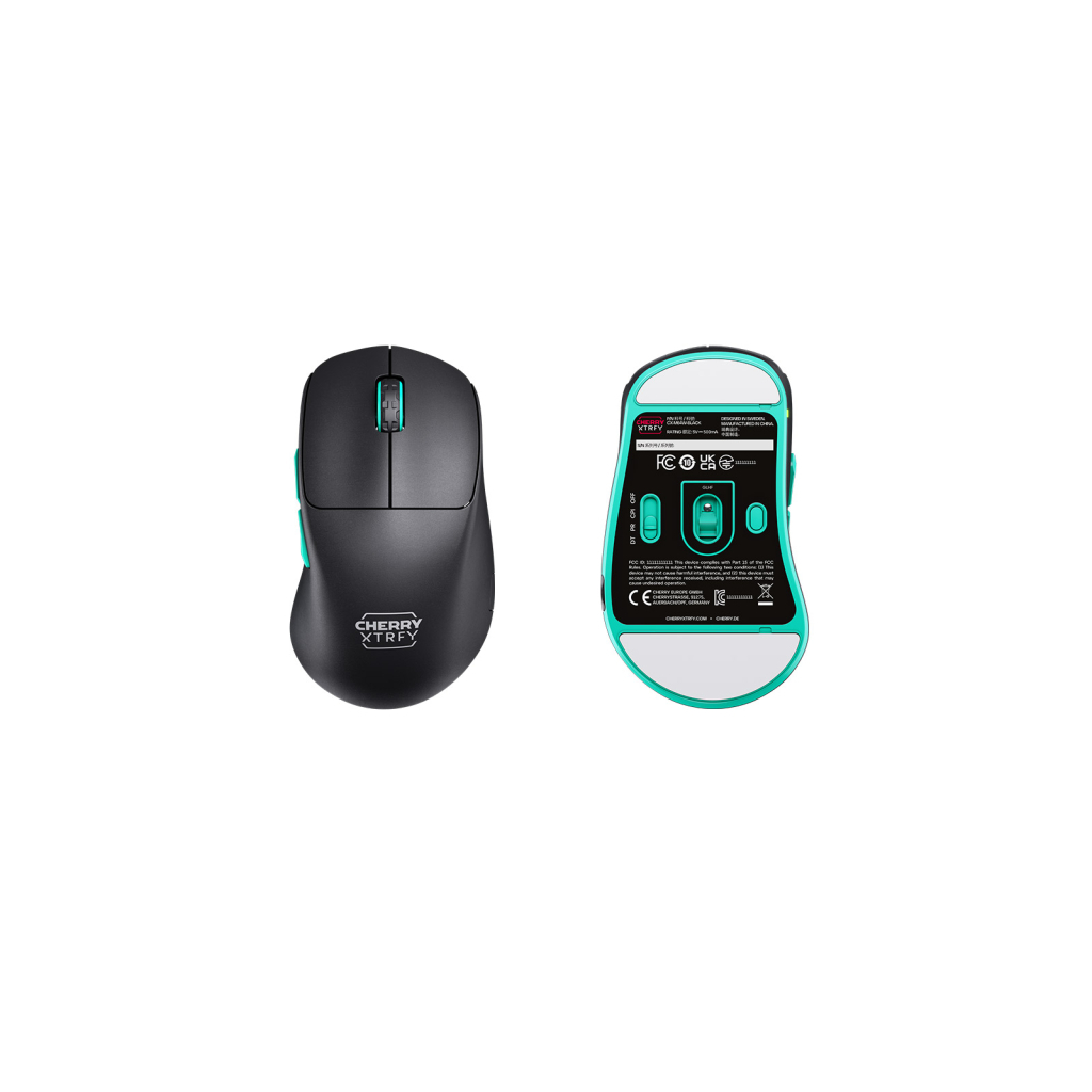 Мишка Cherry Xtrfy M64 Wireless/USB Black (CX-M64W-BLACK) - зображення 2