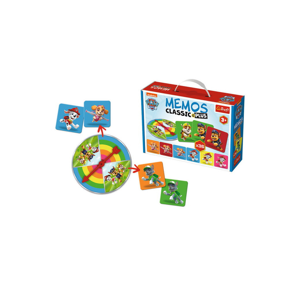 Настільна гра Trefl Мемо Класичні. Цуценячий патруль (Memos Classic&plus. Paw Patrol) (02269) - зображення 2