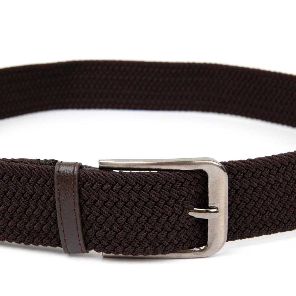 Ремінь Vintage Текстильний Коричневий (20519) - зображення 6