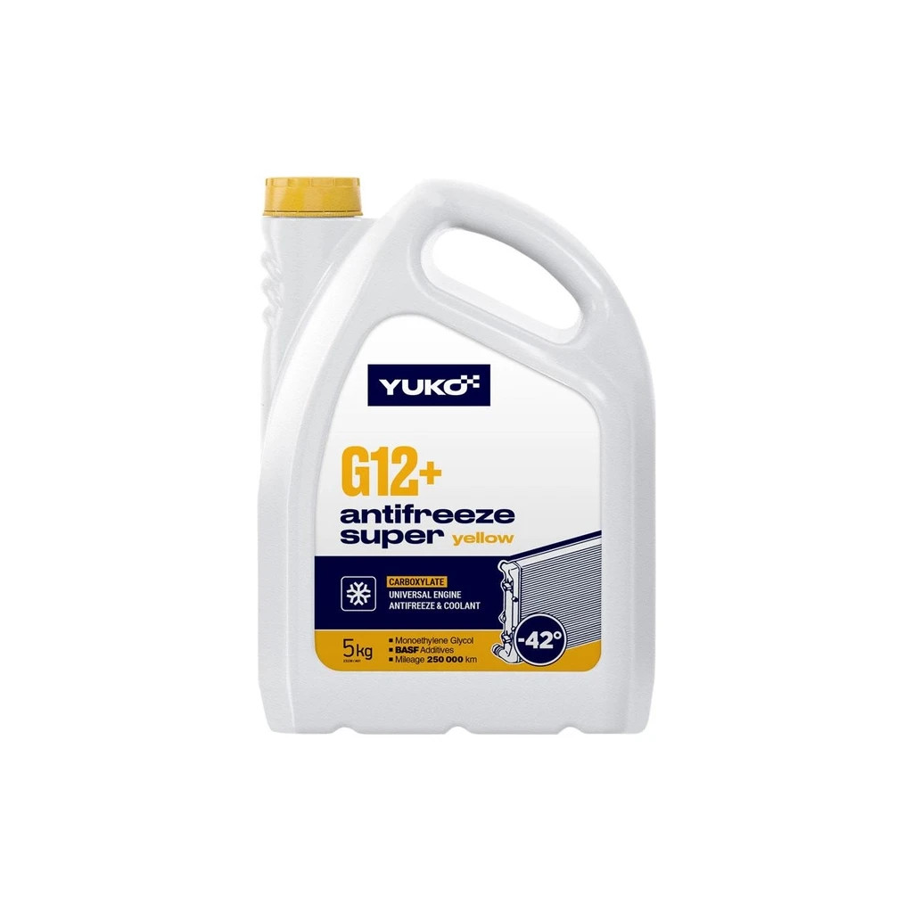 Антифриз Yuko -40 Super G12+ жовтий .5л (4823110403754) - изображение 1