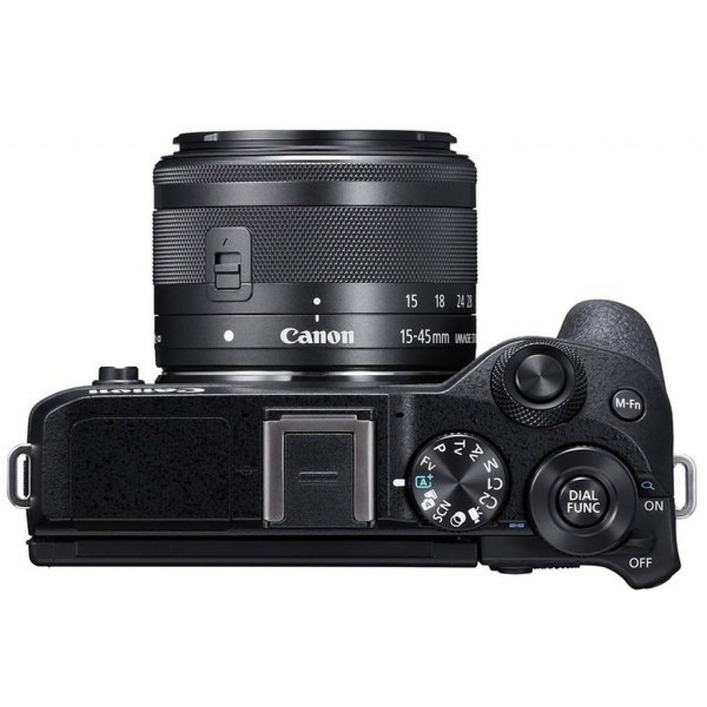 Цифровий фотоапарат Canon EOS M6 Mark II + 15-45 IS STM + EVF Kit Black (3611C053) - зображення 9