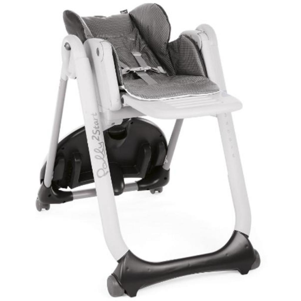 Стілець для годування Chicco Polly 2 Start 4-х колісний темно-сірий (79205.99) - зображення 3