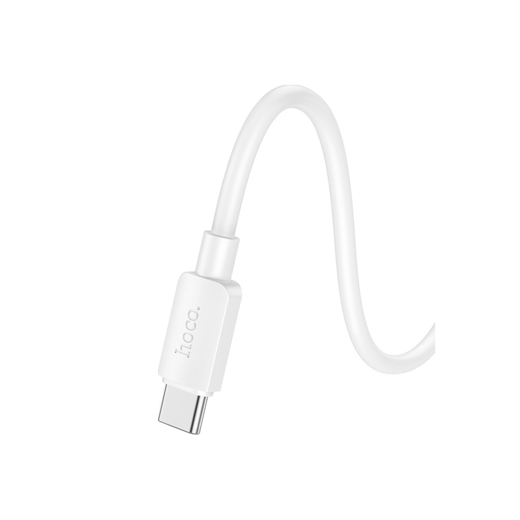Дата кабель USB 2.0 AM to USB-C 0.25m Hyper 27W X96 white HOCO (6942007609418) - зображення 3