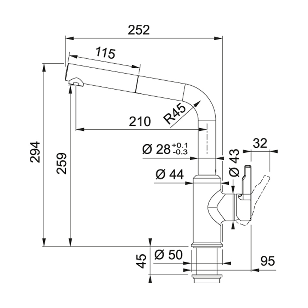 Змішувач Franke Urban (115.0595.091) - зображення 2
