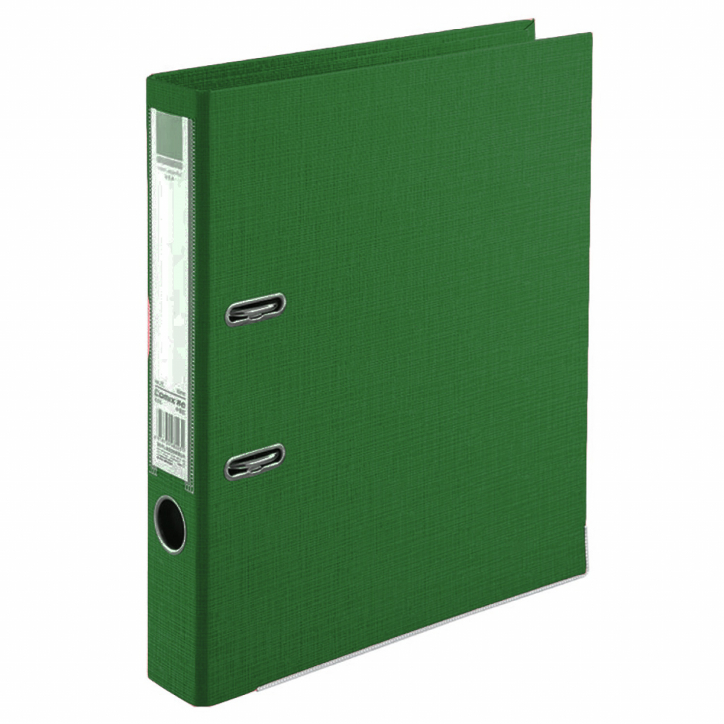 Папка - реєстратор Comix А4, 70 мм, PP, двостороння, зелений (FOLD-COM-A306-G) - изображение 1