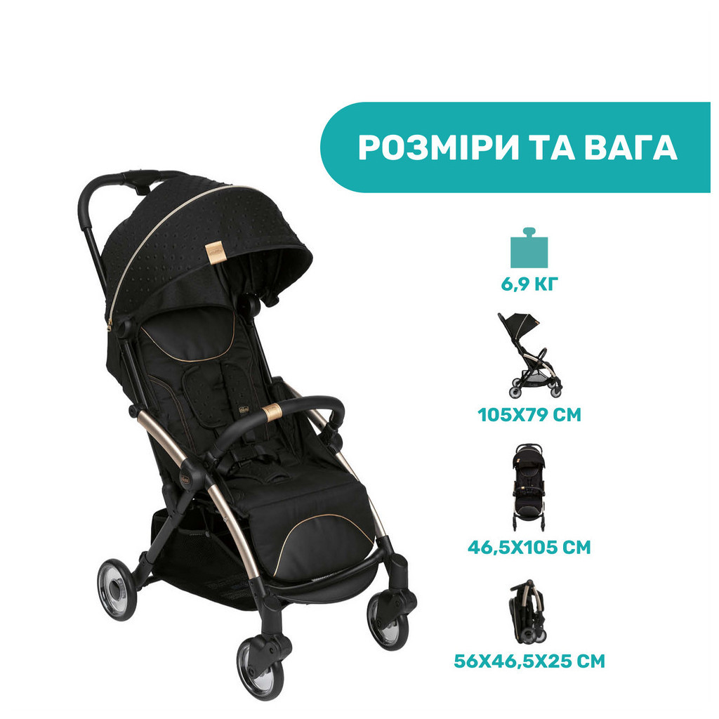 Коляска Chicco Goody Plus Black Re-Lux (79877.56) - зображення 9