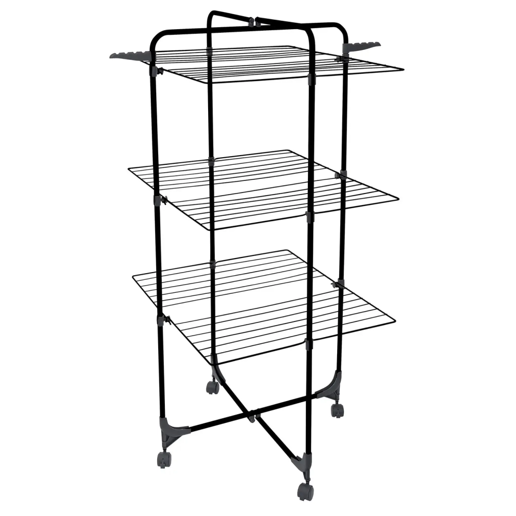 Сушарка для білизни Casa Si Athletic 3 Black Підлогова (CS92185E04E) (DAS302406) - зображення 1