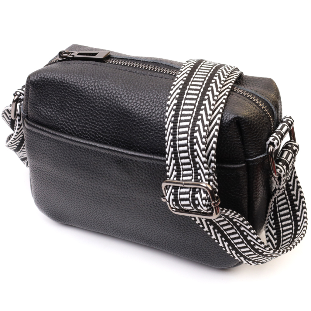 Сумка Vintage З натуральної шкіри Чорна (22606) - зображення 1