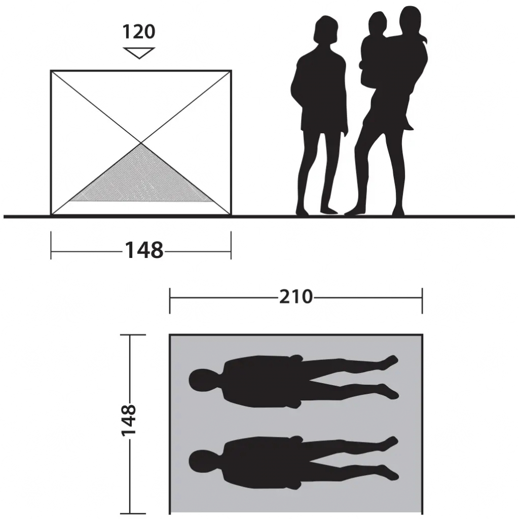 Намет Outwell Beach Shelter Formby Blue (929010) - зображення 7