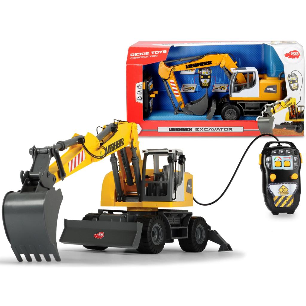 Спецтехніка Dickie Toys Екскаватор Лібхер на ДК зі звуковим ефектом 53 см (3728000) - зображення 3