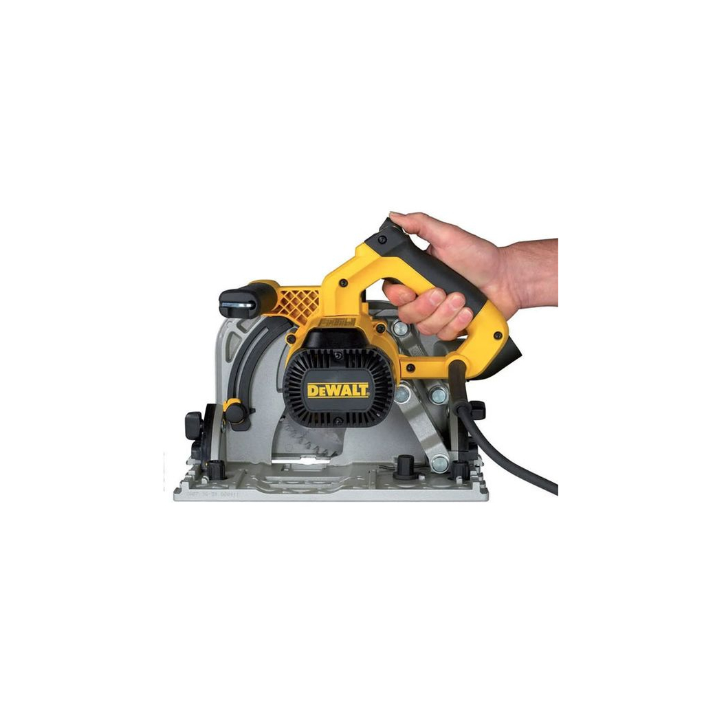 Дискова пила DeWALT занурювальна ручна, 1300 Вт, диск 165х20 мм, 5.0 кг, кейс (DWS520K) - зображення 5