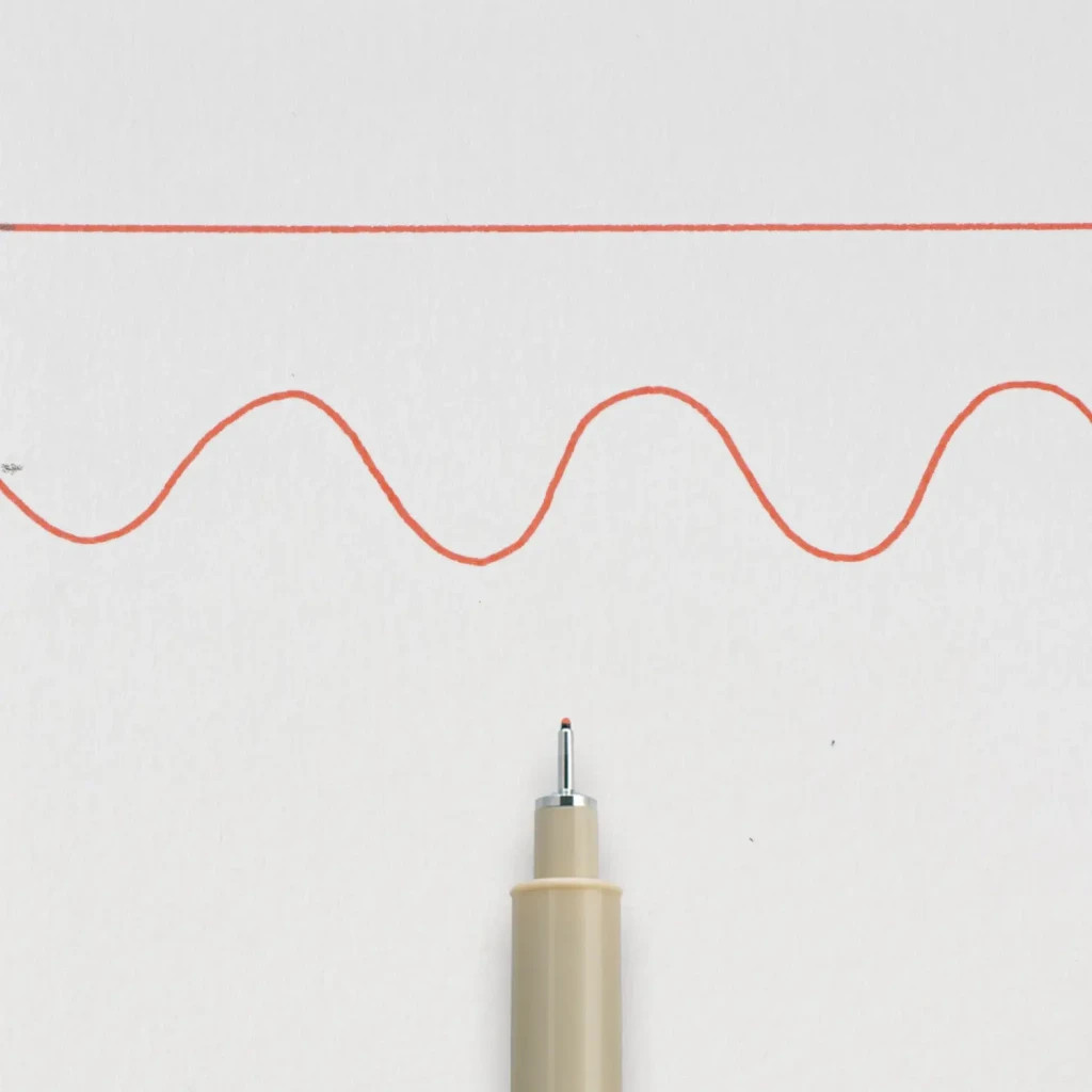 Лайнер Sakura Pigma Micron (0.3) 0,35 мм Червоний (084511306370) - зображення 4