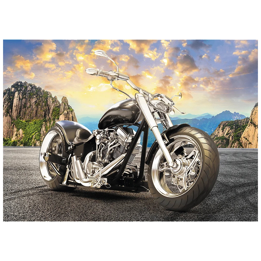 Пазл Trefl Чорний мотоцикл 500 елементів (5900511373844) - зображення 2