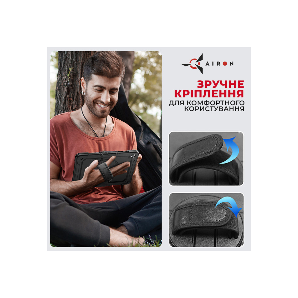 Чохол до планшета AirOn Premium Samsung Galaxy Tab A9 Plus 11'' 2023 Black (4822352781121) - зображення 6