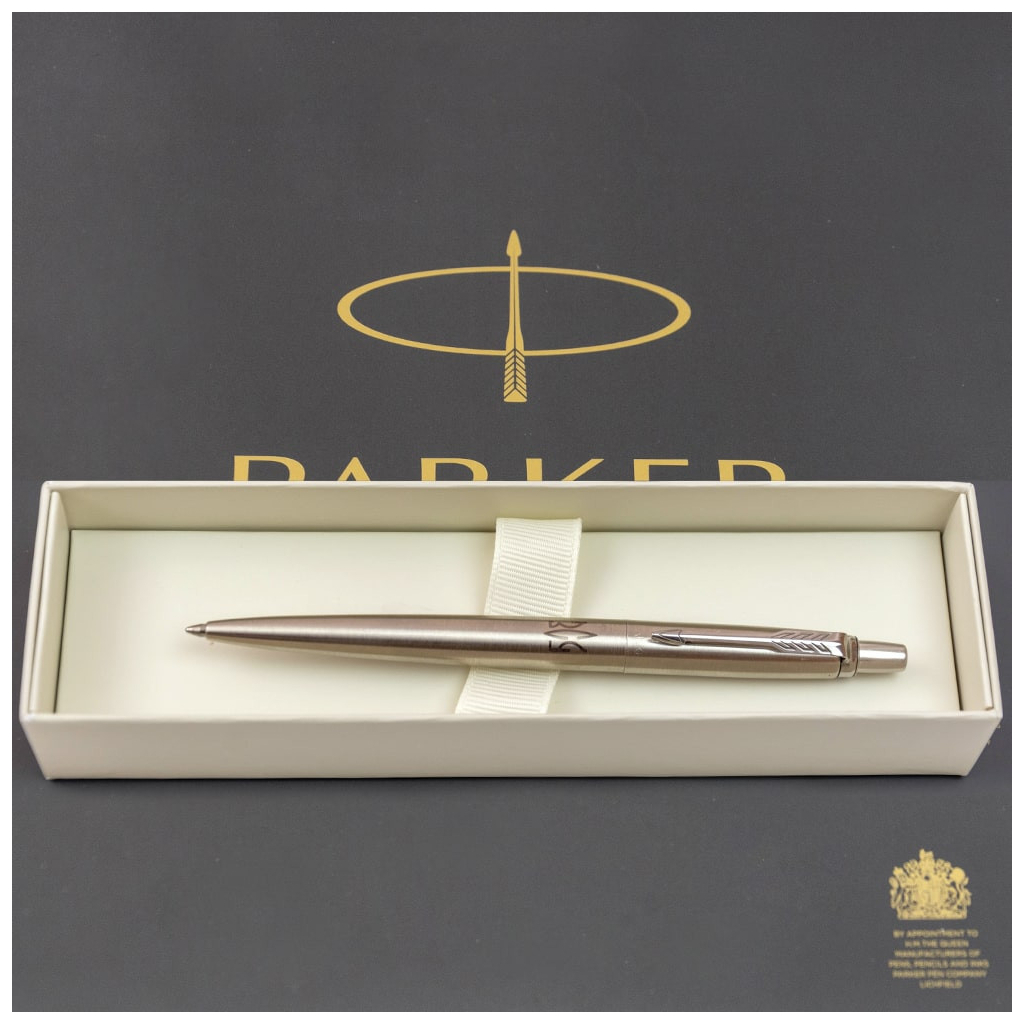 Ручка кулькова Parker JOTTER 17 UKRAINE SS CT BP Трезубец ЗСУ (глад.) (16132_T039t) - зображення 5