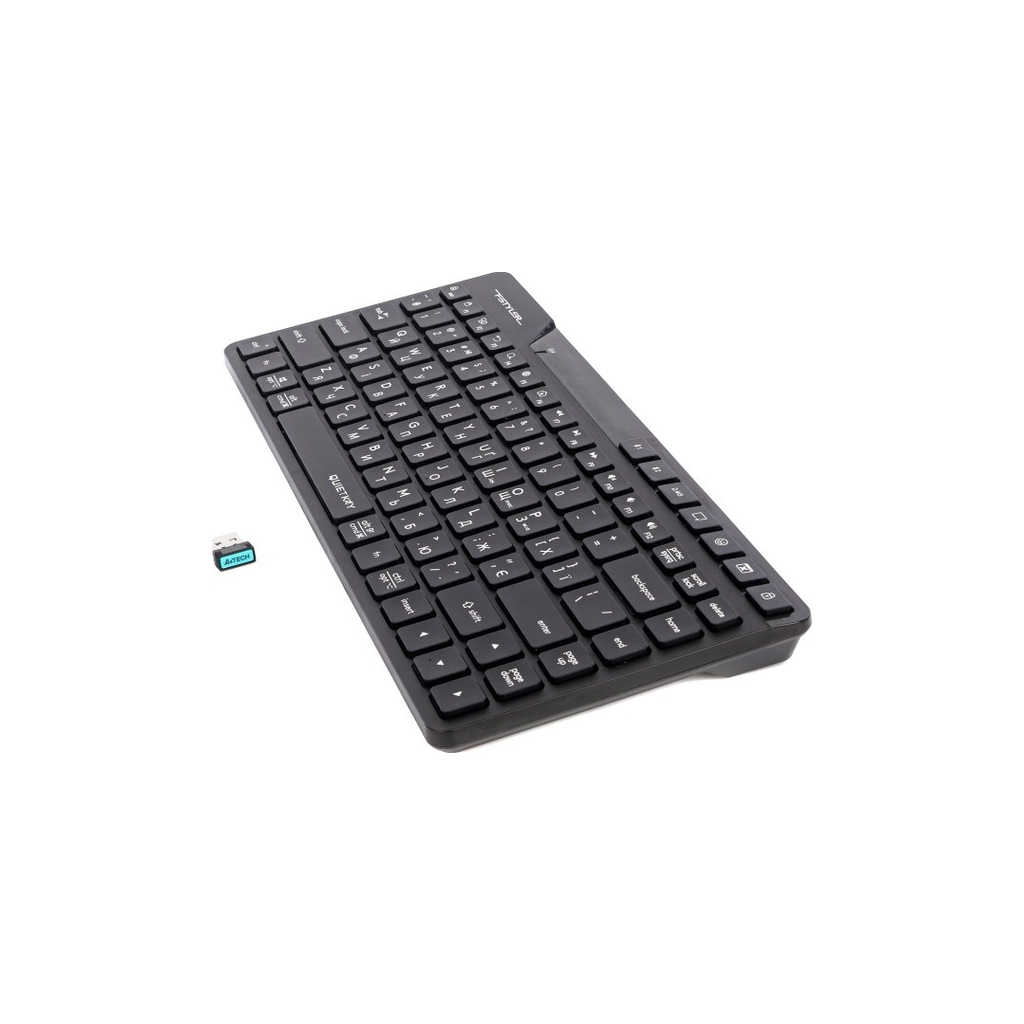 Клавіатура A4Tech FBK26C AS Wireless/Bluetooth Black (4711421000208) - зображення 5