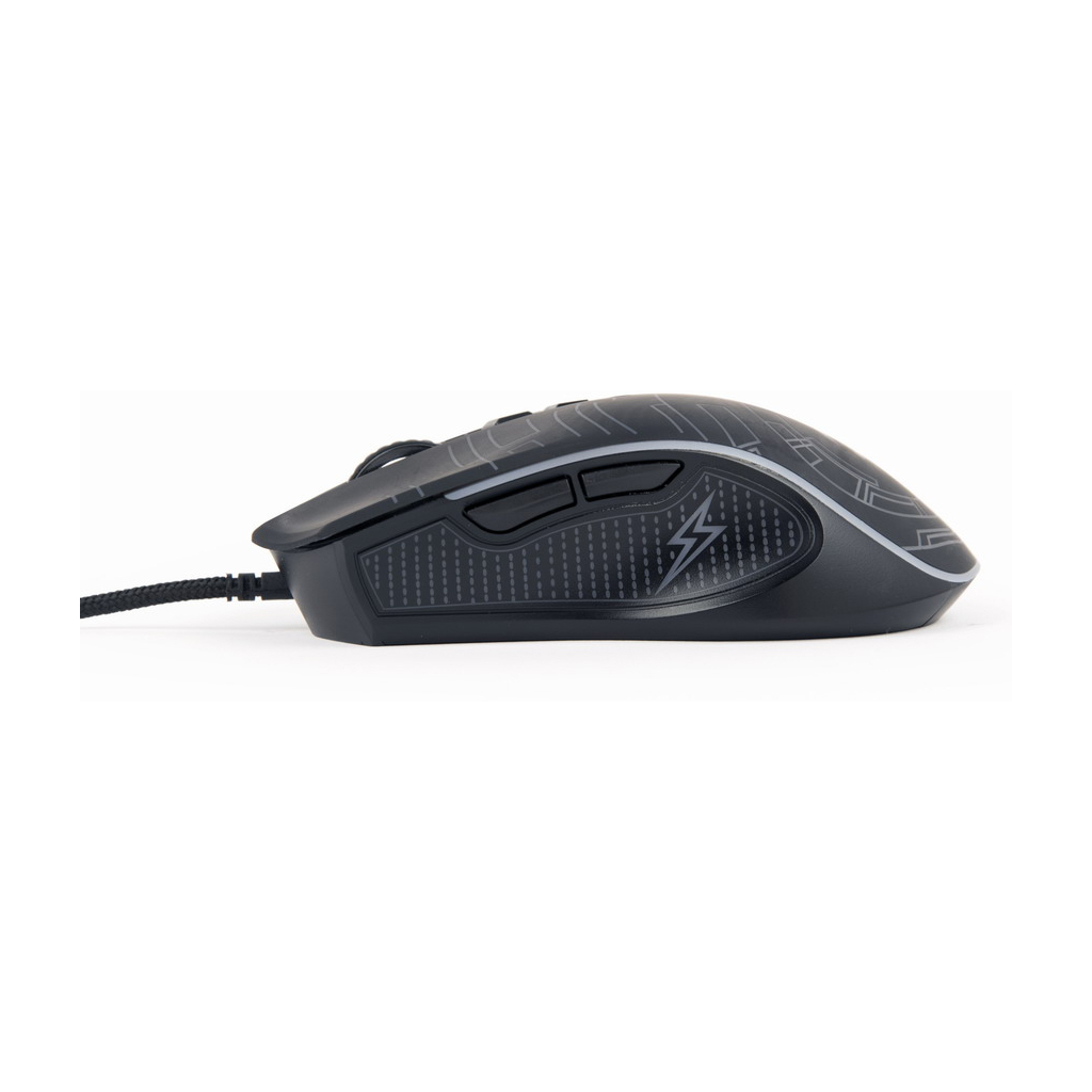 Мишка Gembird MUSG-RGB-01 USB Black (MUSG-RGB-01) - зображення 6