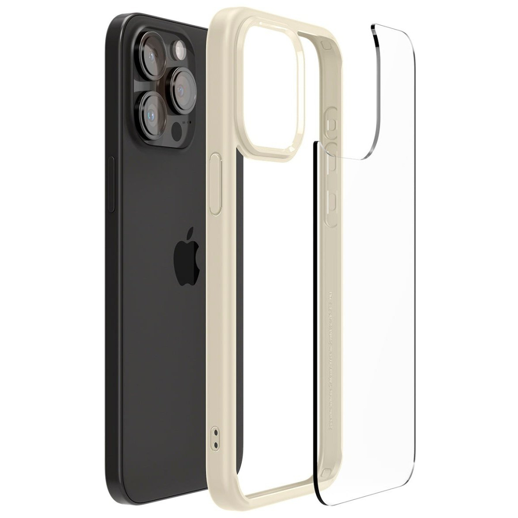 Чохол до мобільного телефона Spigen Apple iPhone 15 Pro Max Ultra Hybrid Mute Beige (ACS06571) - изображение 4