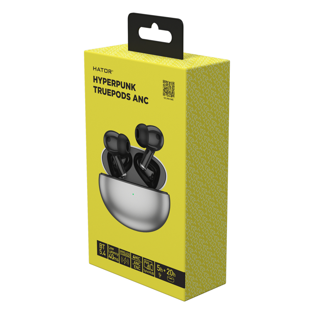 Навушники Hator Hyреrpunk Truepods SyncHUB Black (HTA430) - зображення 5