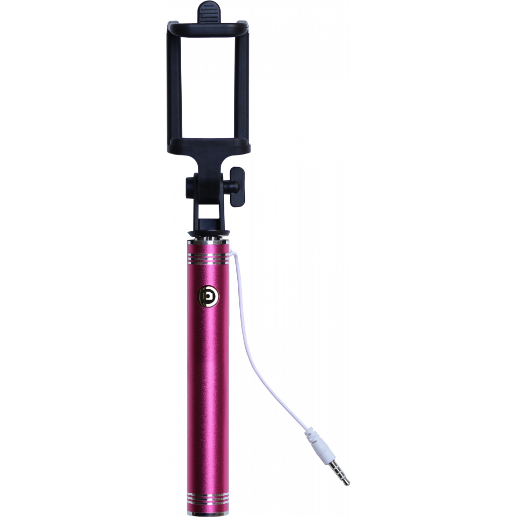 Монопод для селфі Grand-X Metallic 3,5 U-крепление 170-750мм Pink (M35UP) - изображение 3