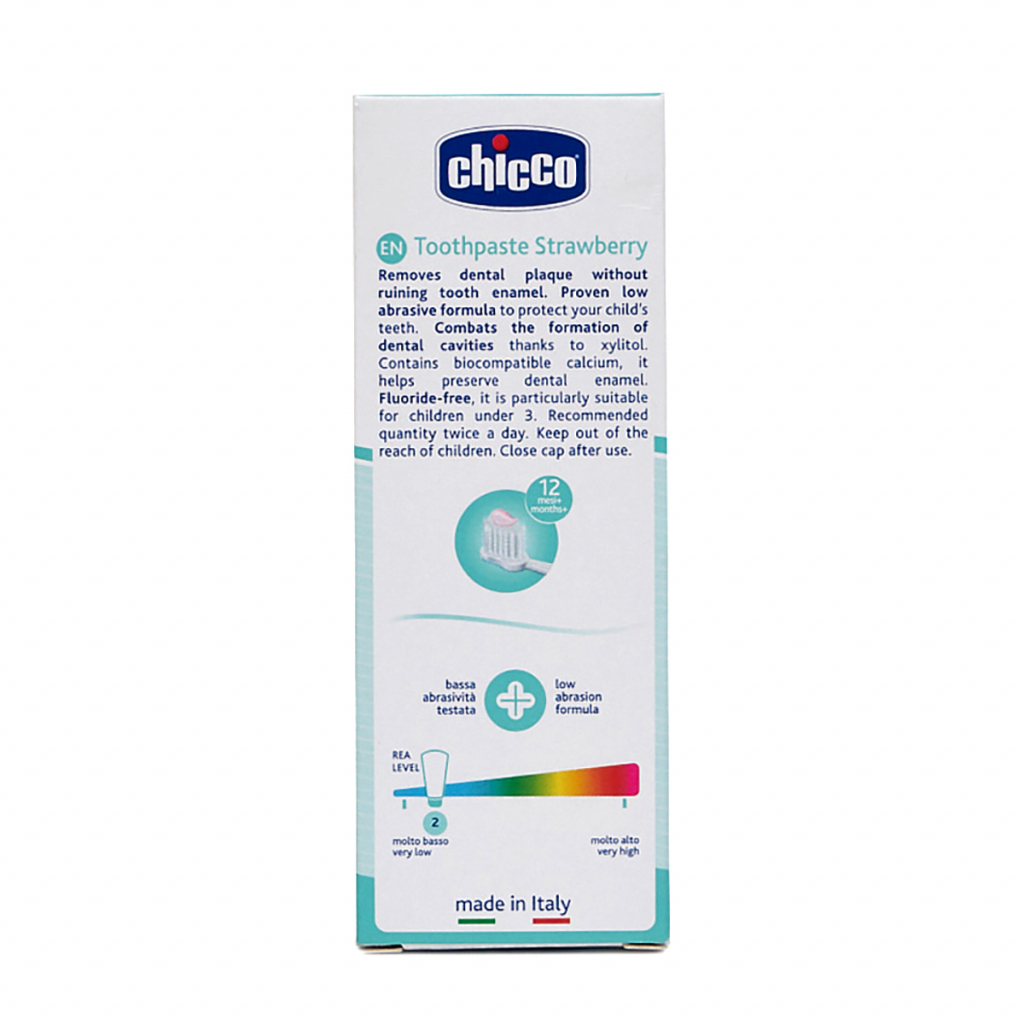 Дитяча зубна паста Chicco Клубника 50 мл (02321.10) - изображение 7