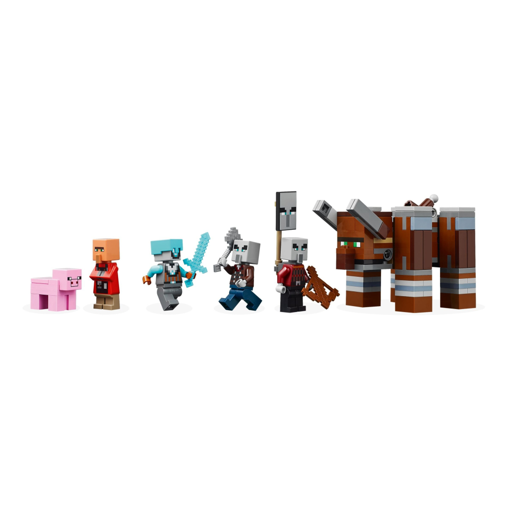 Конструктор LEGO Minecraft Аванпост розбійників та спустошувач (21278) - зображення 5