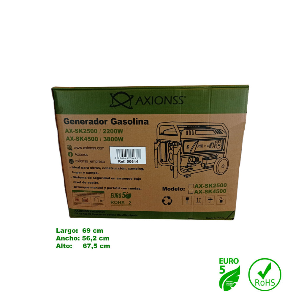 Генератор Axionss AX-SK2500 - зображення 12