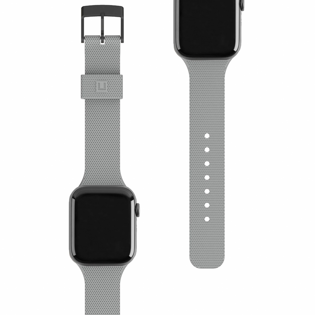 Ремінець до смарт-годинника UAG [U] для Apple Watch 44/42 Dot Silicone, Grey (19249K313030) - зображення 1