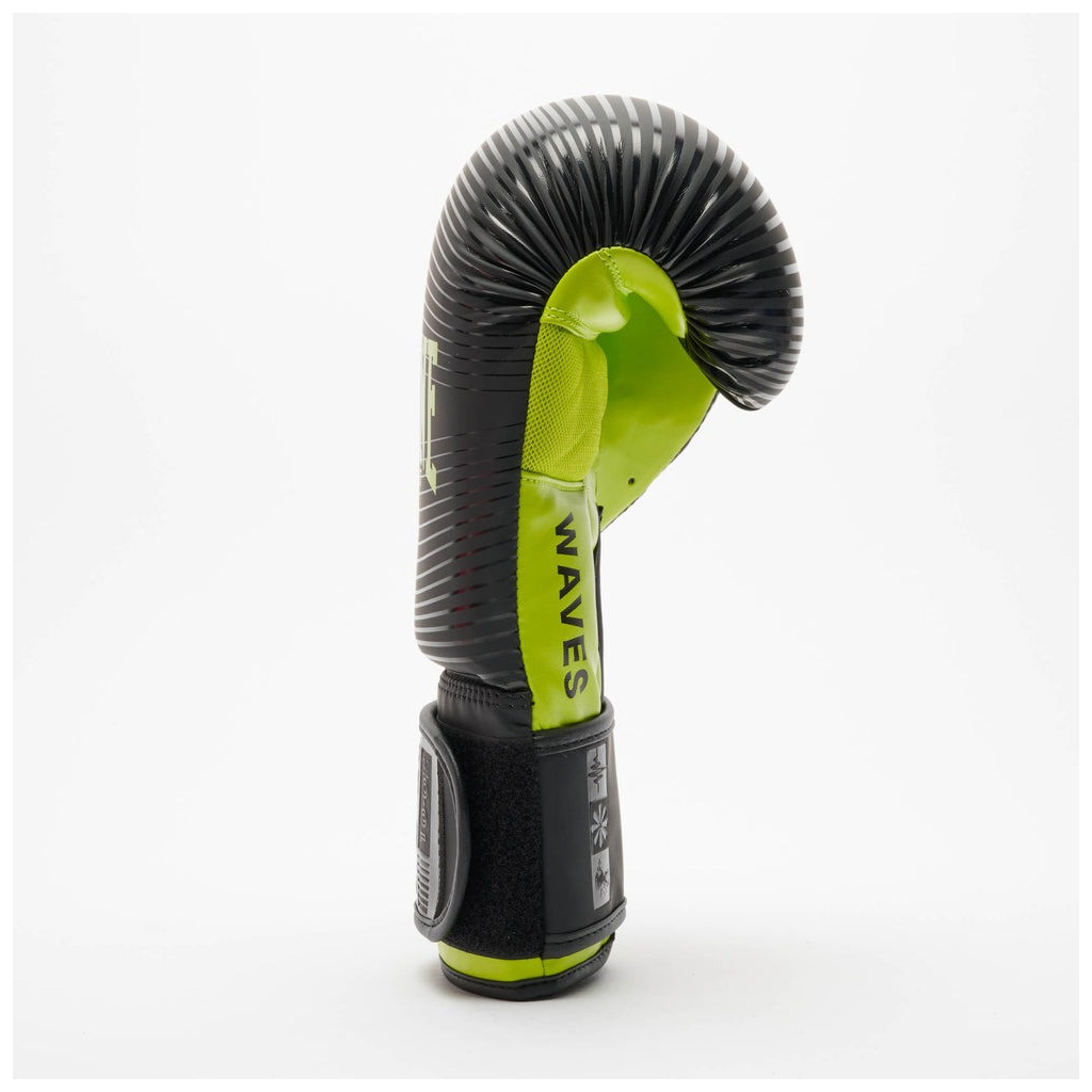 Боксерські рукавички Leone GN313 Waves Black 16 унцій (GN313_Black_16oz) - зображення 6
