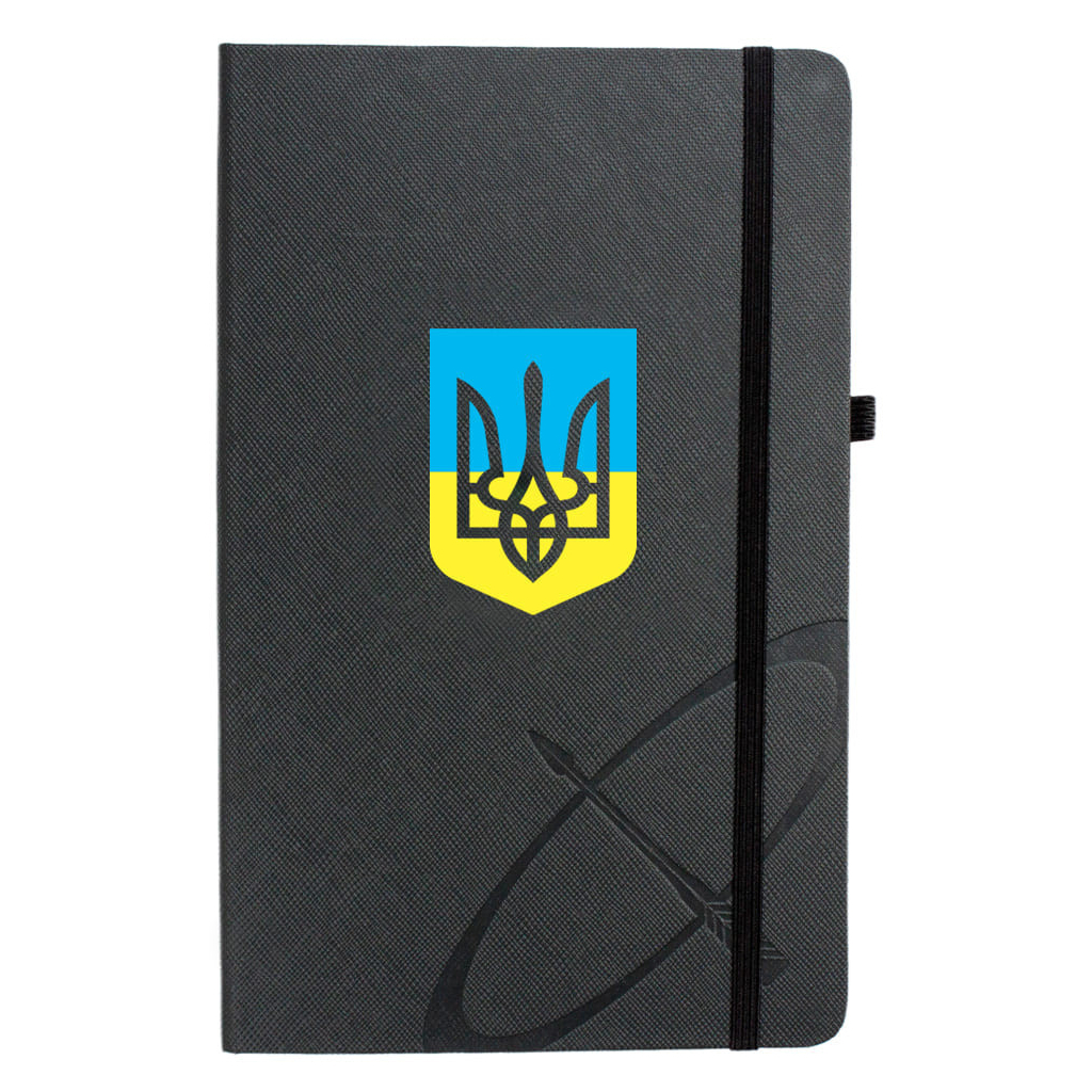 Ручка кулькова Parker IM 17 UKRAINE Black GT BP Тризуб син-жовт. + блокнот Parker + подар.упаковка GIFT24 (22032b24_T0016u) - зображення 7