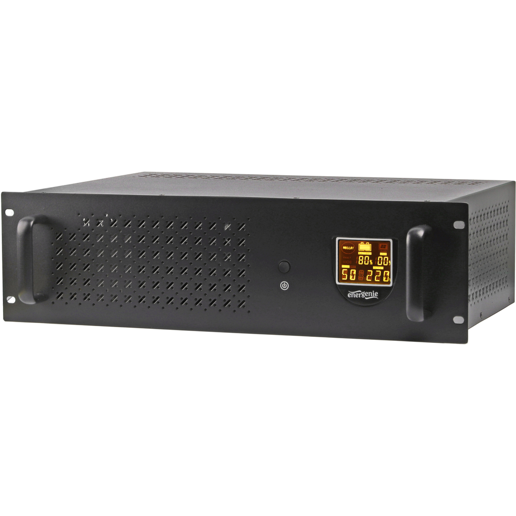 Пристрій безперебійного живлення EnerGenie UPS-RACK-1500 1500VA (UPS-RACK-1500) - зображення 1