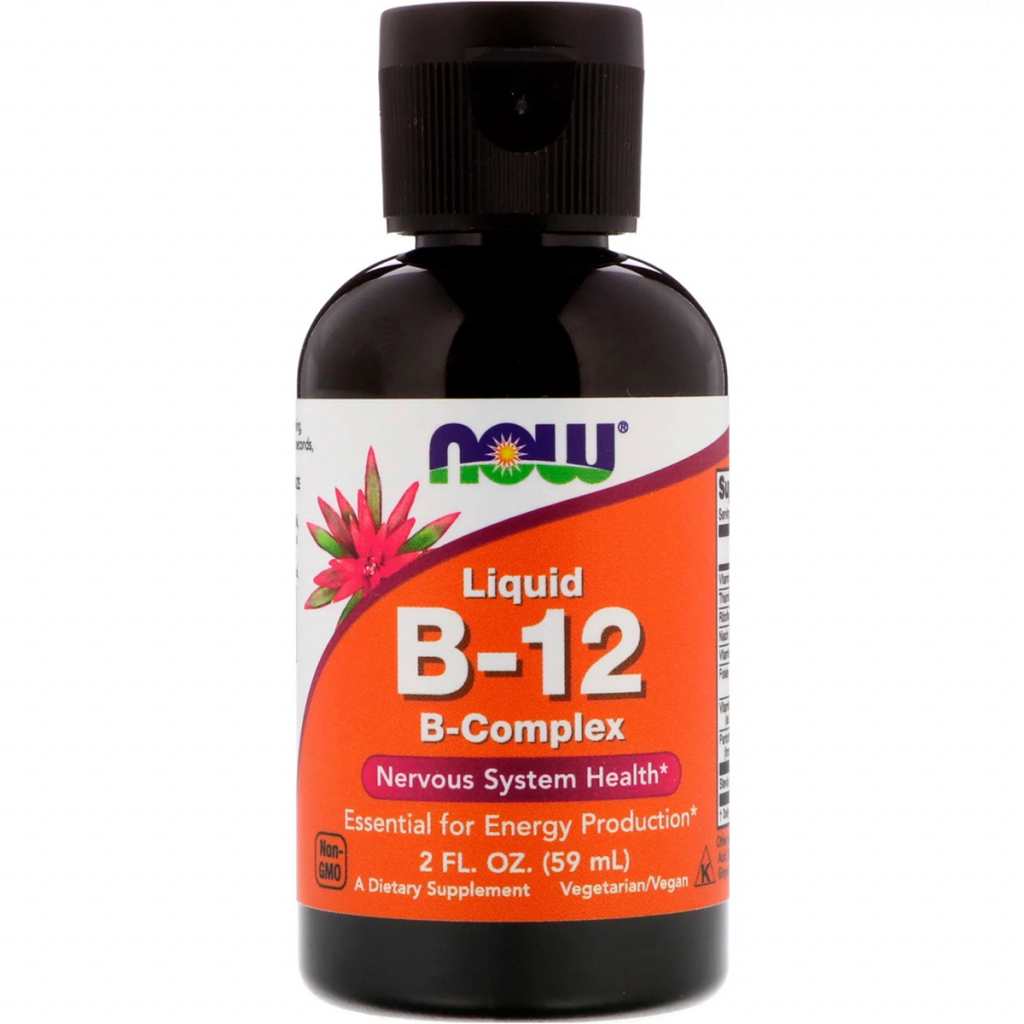 Вітамін Now Foods Вітамін B-12 Рідкий, Liquid B-12, 59 мл (NOW-00464) - зображення 1