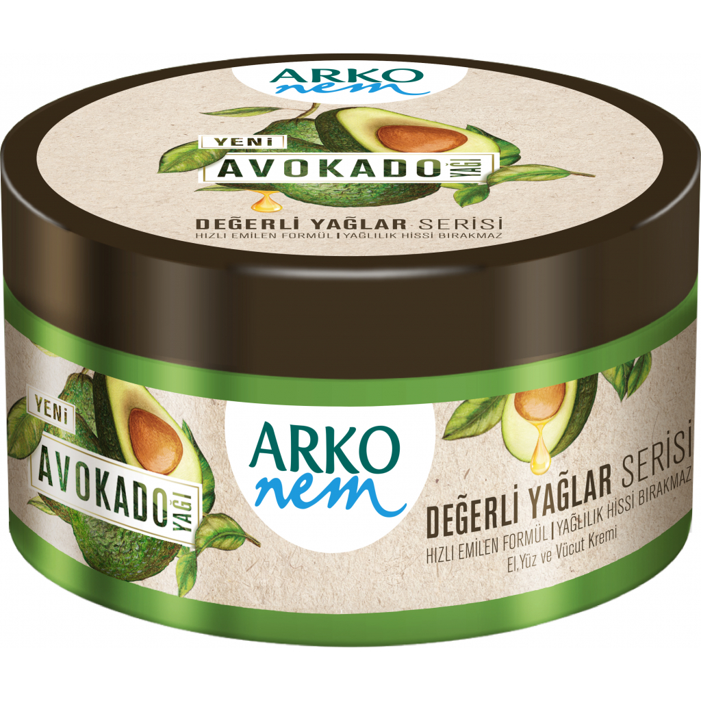 Крем для обличчя ARKO Зволожуючий Авокадо 250 мл (8690506487997) - зображення 1