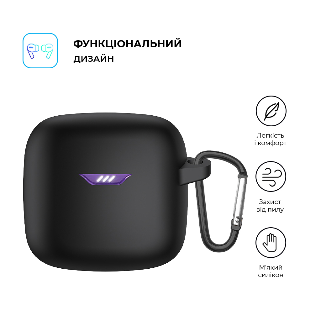 Чохол для навушників Armorstandart Hang Case для JBL Tune FleX Black (ARM79919) - зображення 2