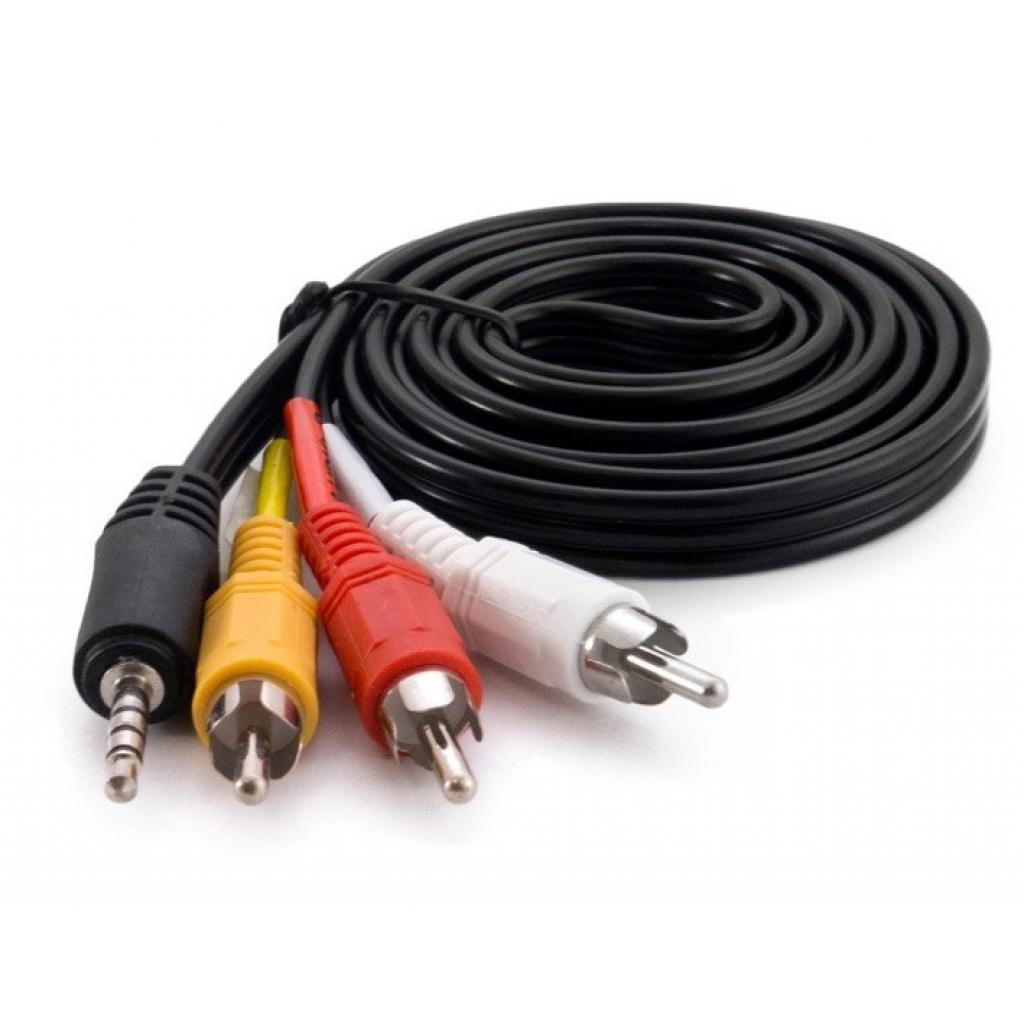 Кабель мультимедійний 3.5mm M to 3xRCA M 1.5m Extradigital (KBV1731) - изображение 2