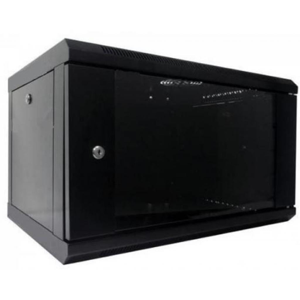 Шафа настінна Hypernet 4U 19" 600x300 (WMNC-30-4U-FLAT-BLACK) - изображение 1