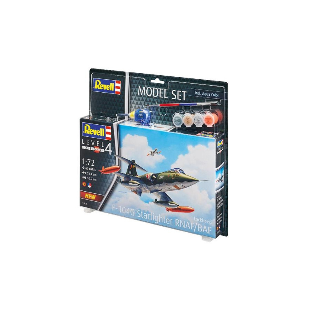 Збірна модель Revell Набір винищувач F-104 "Старфайтер". Масштаб 1:72 (RVL-63879) - зображення 1