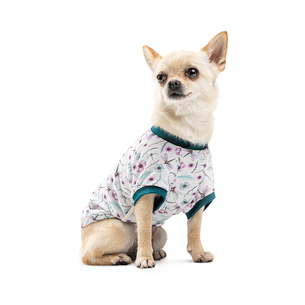Футболка для тварин Pet Fashion Flora XS біла з квітковим принтом (4823082441495) - зображення 2