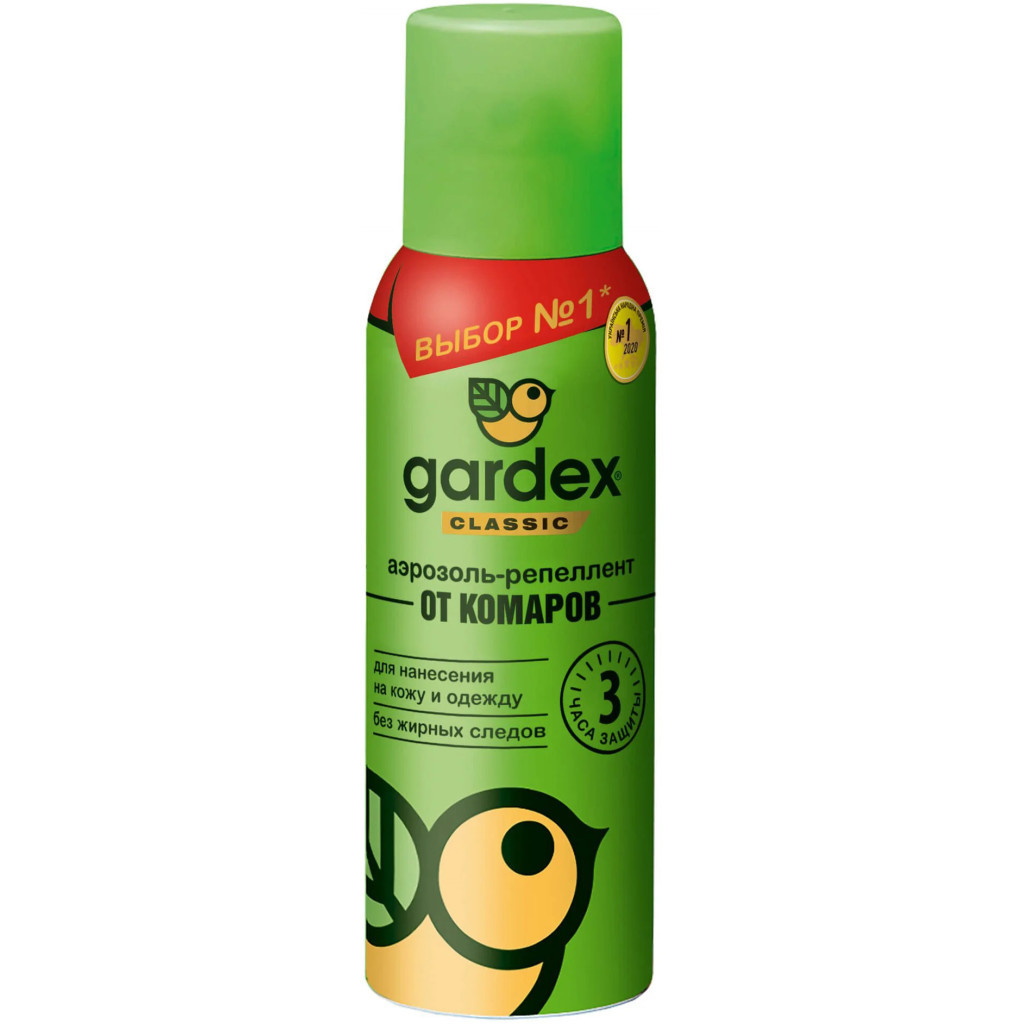 Аерозоль від комах Gardex Classic Від комарів 100 мл (5904114080024) - зображення 1
