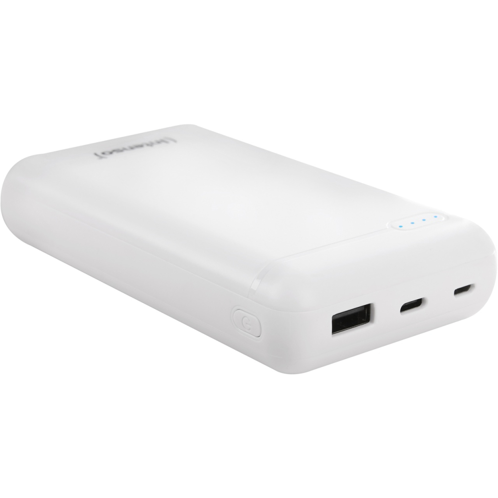 Батарея універсальна Intenso XS20000 20000mAh, USB Type-C USB-A, 5V, 3.1A, white (7313552) - зображення 3