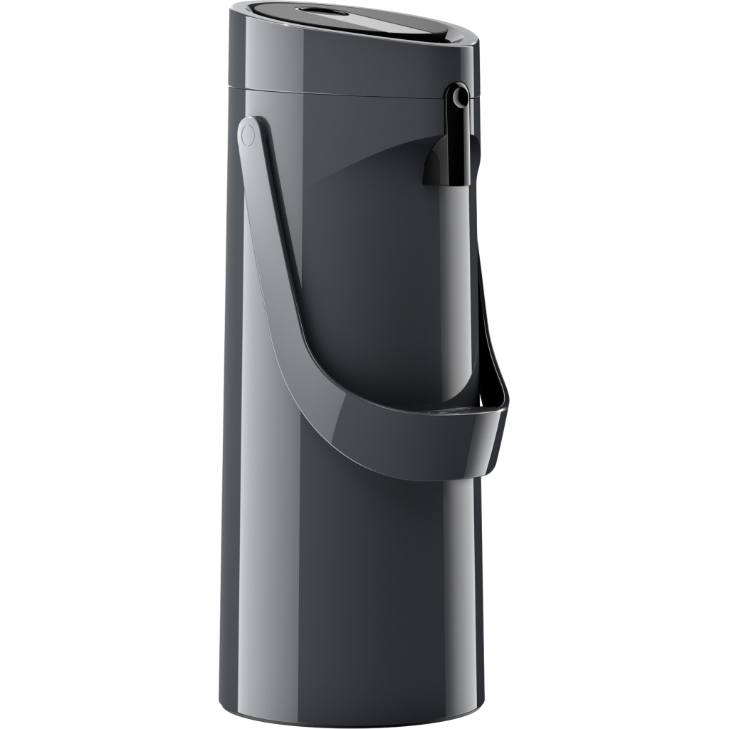 Термос Tefal Ponza Pump, 1.9л, пластик, скло, чорний (K3140114) - зображення 1