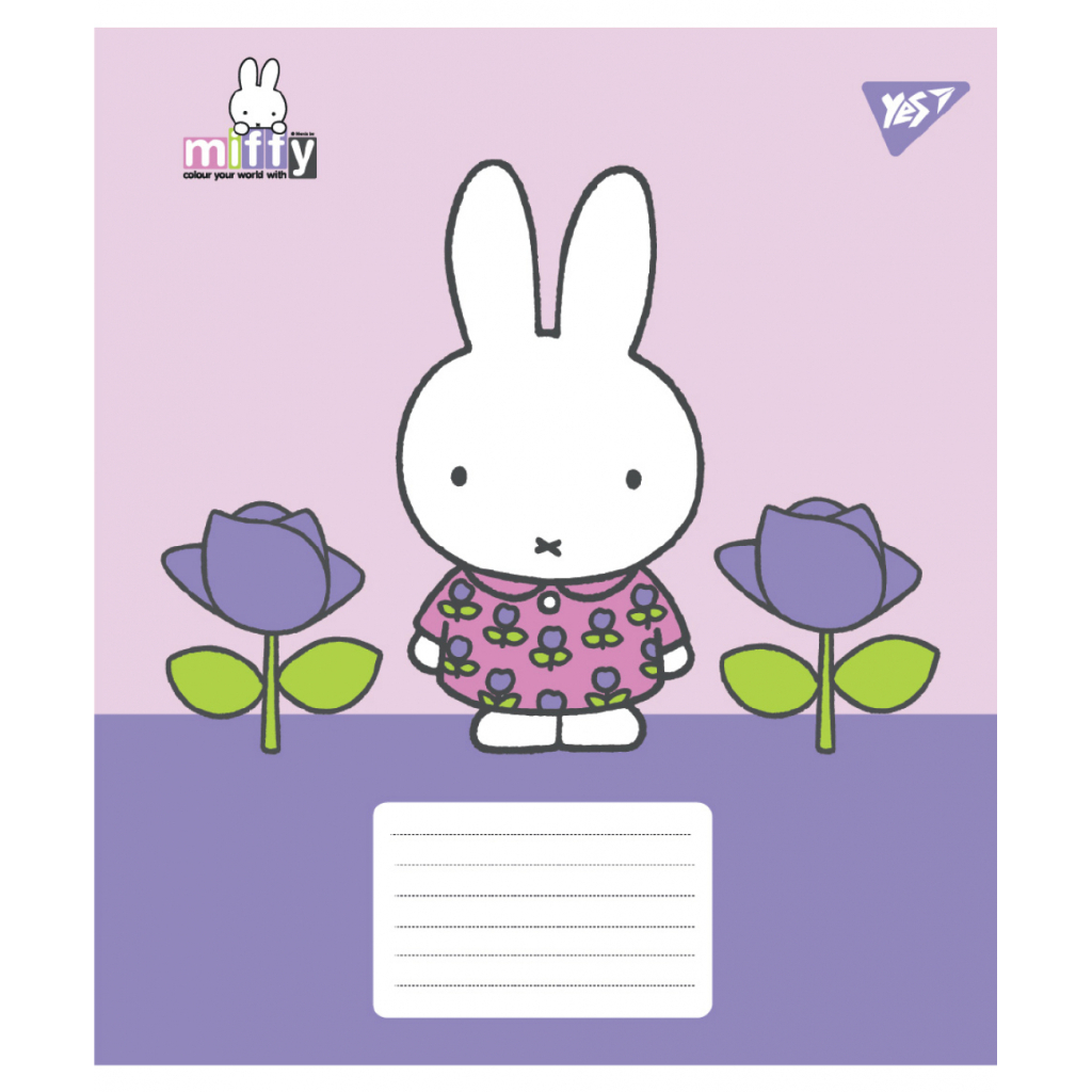 Зошит Yes Miffy Spring А5 24 аркушів клітинка (767629) - зображення 3