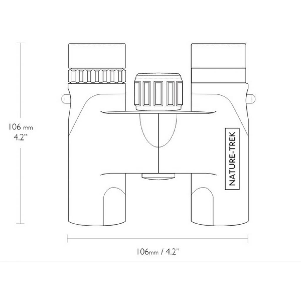 Бінокль Hawke Nature Trek 8x25 (Green) (35051) - зображення 2