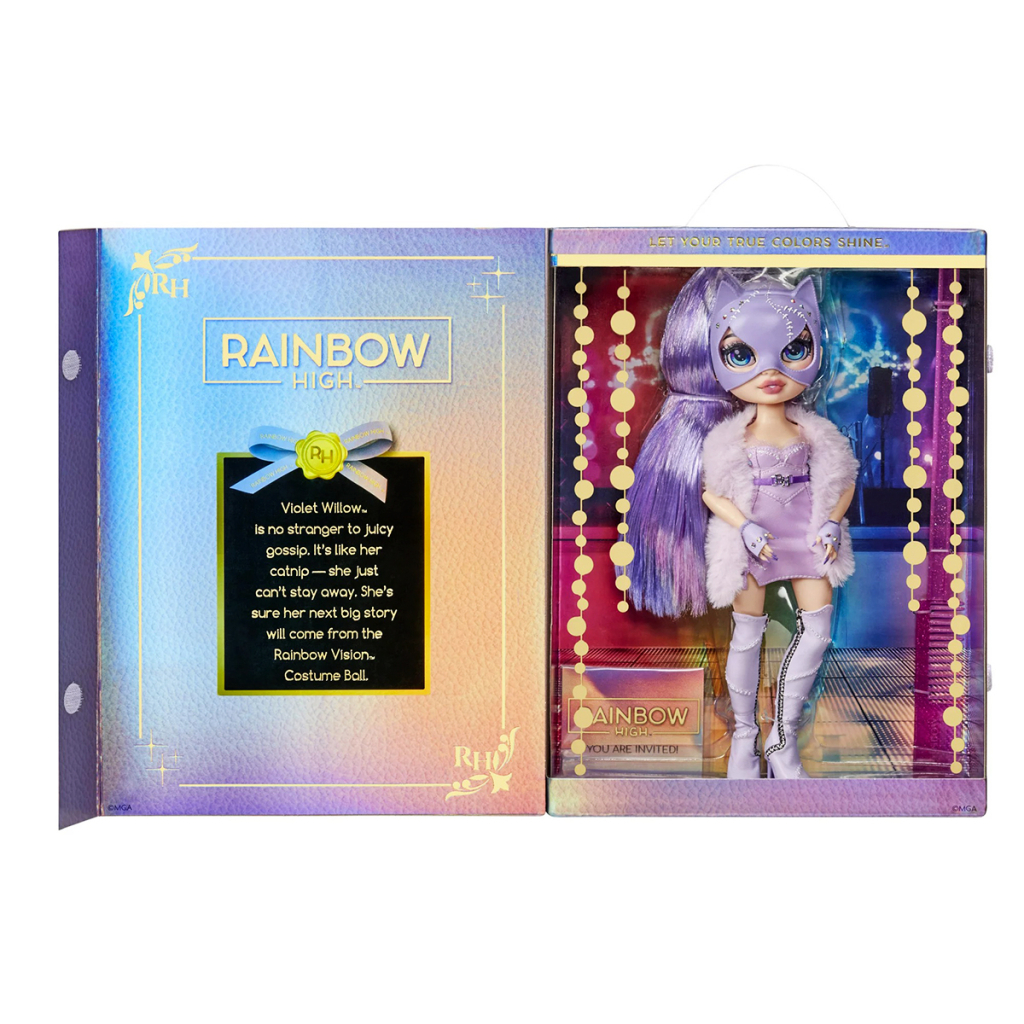 Лялька Rainbow High серії Маскарад- Вайолет Віллоу (424857) - зображення 4