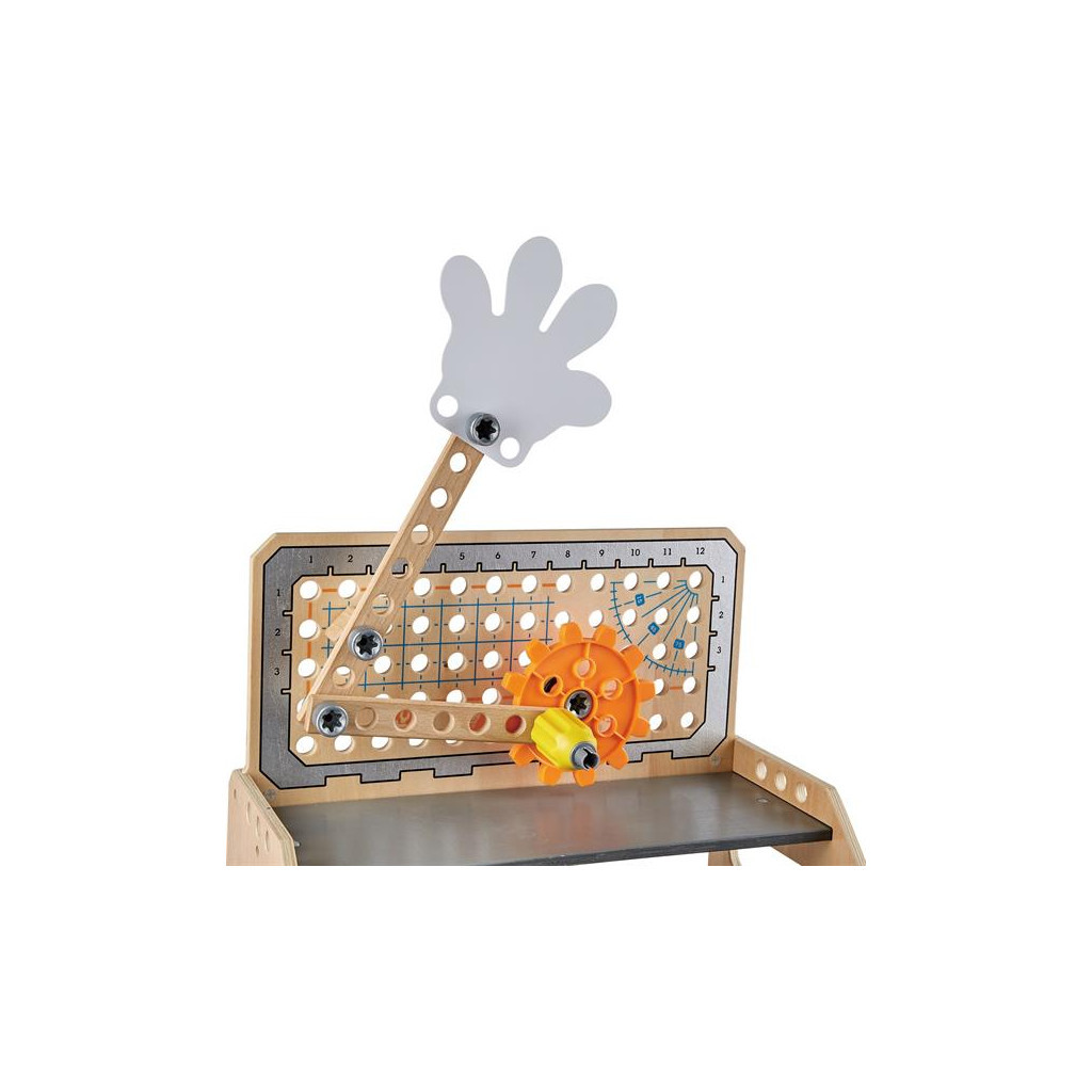 Конструктор Hape Junior Inventor Науковий верстак настільний 58 деталей (E3028) - зображення 8