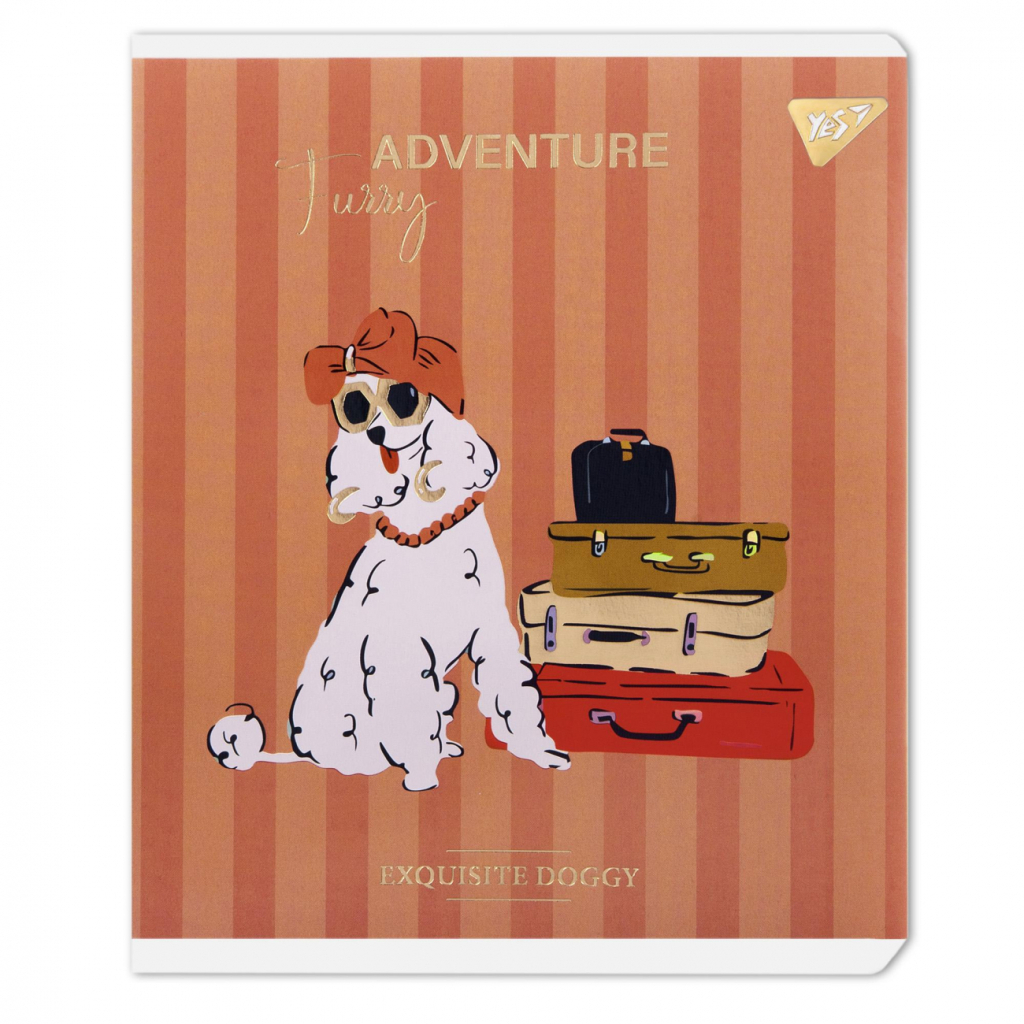 Зошит Yes Exquisite doggy А5 24 аркушів клітинка (767536) - зображення 11