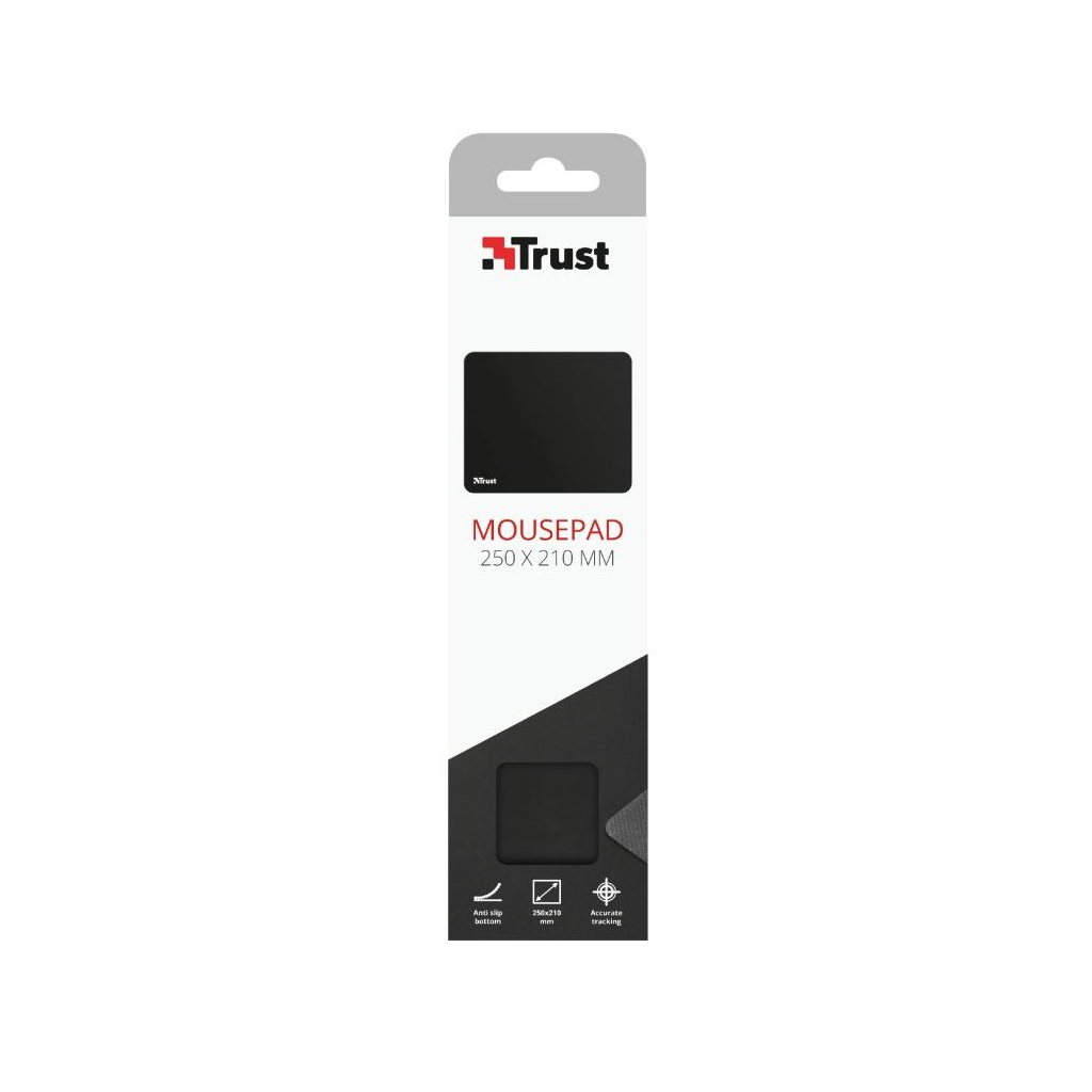 Килимок для мишки Trust Mouse Pad M Black (24193) - зображення 3