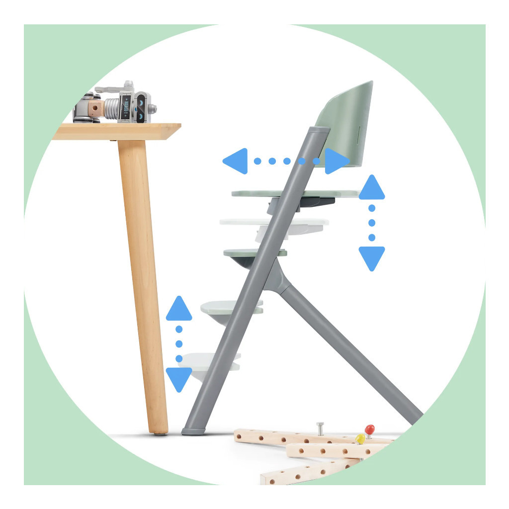 Стілець для годування Kinderkraft Livy Olive Green (5902533919628) - зображення 8